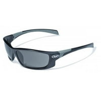 Global Vision Eyewear RX Series Sunglasses with Xylex Glossy Crystal Gray Frame and Smoke Safety Lenses